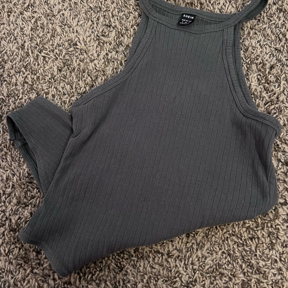 Green SHEIN bodysuit